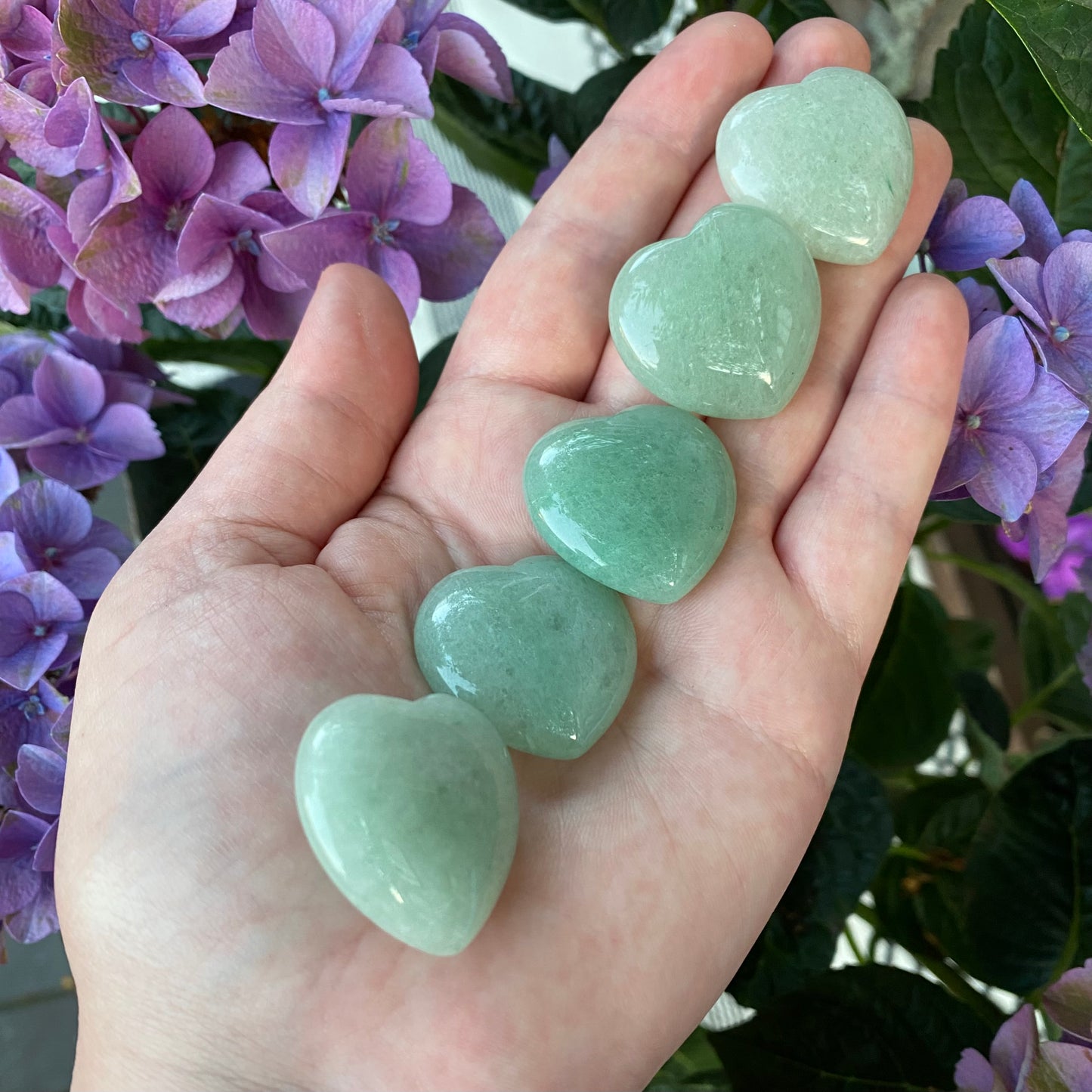 Aventuriini sydän 🤍 3cm ALE -40%