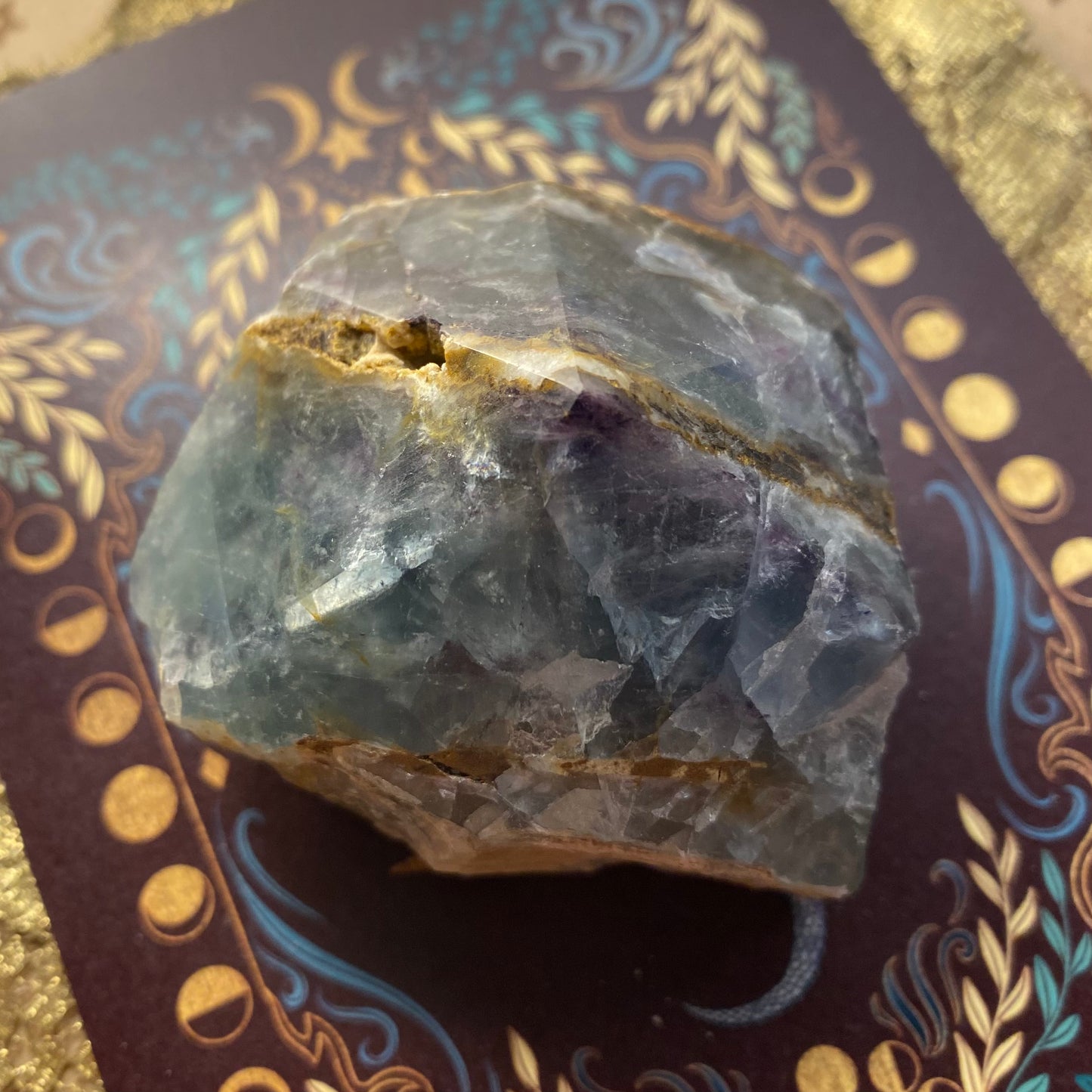 Fluoriitti, raakakivikärki 208g