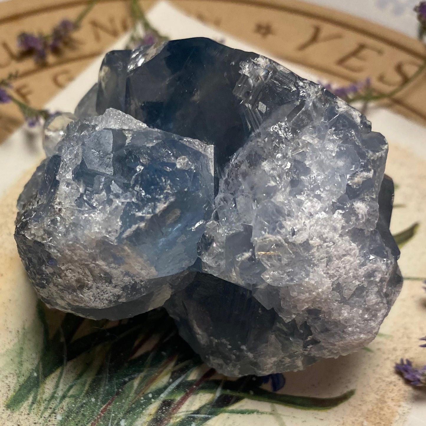 Selestiitti klusteri 247g