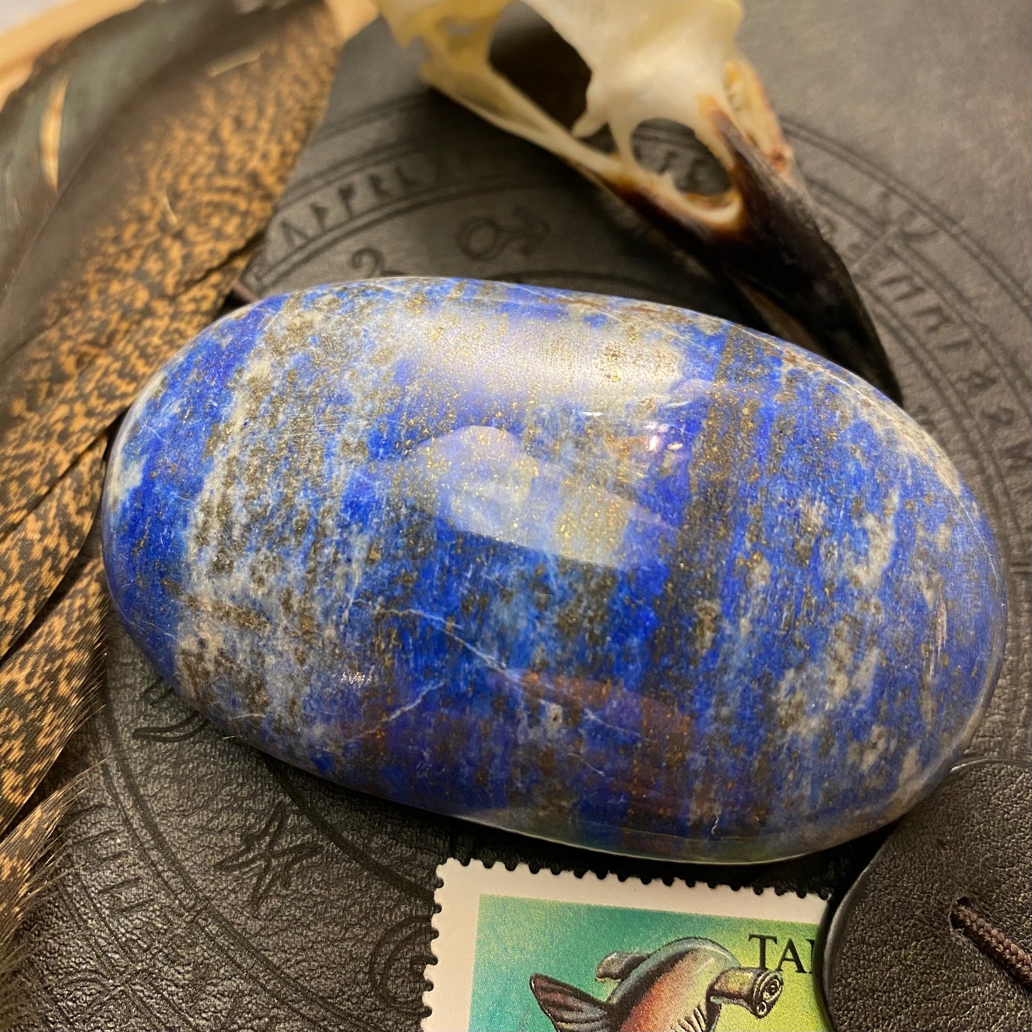 Lapis lazuli, kämmenkivi