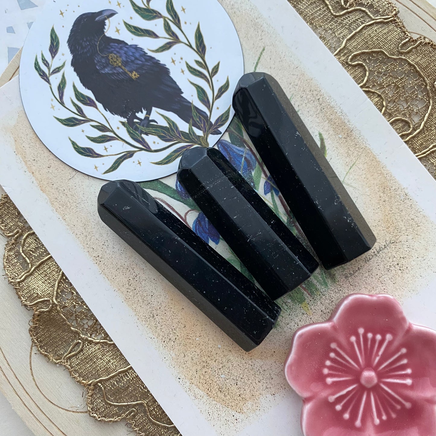 Obsidiaani kärki 5,5cm