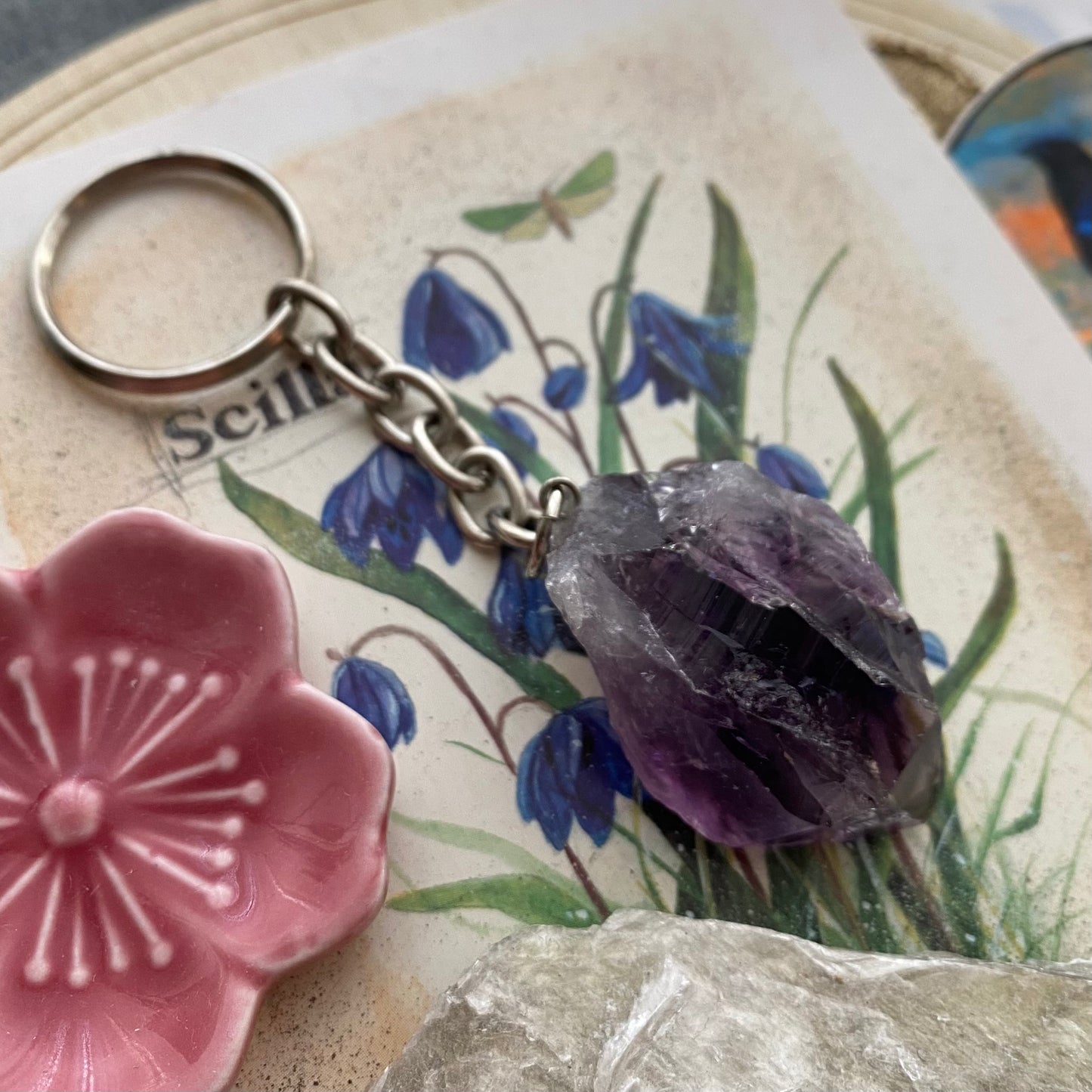 Ametisti avaimenperä