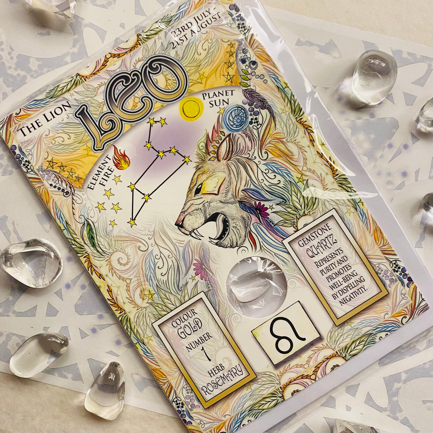 Leijona, horoskooppikortti (23.7.-21.8.)