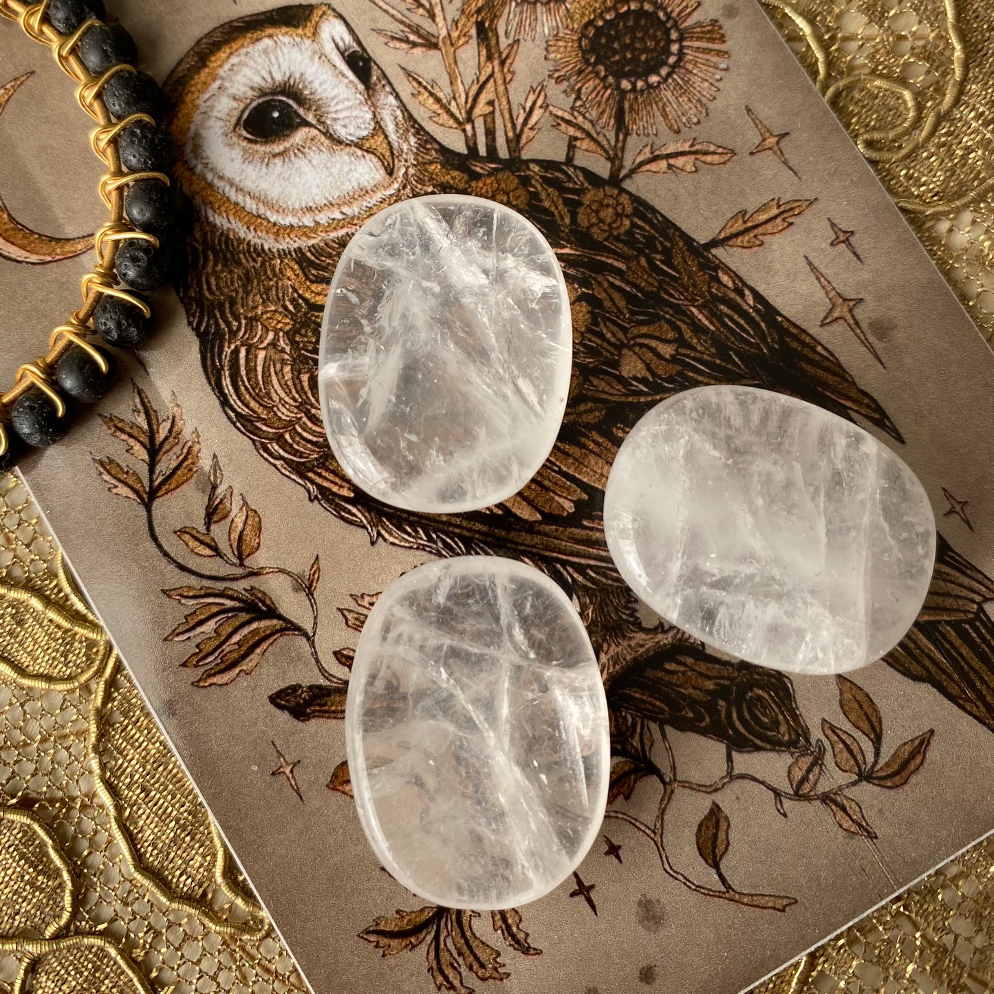 Vuorikristalli, minihuolikivi 2,5cm