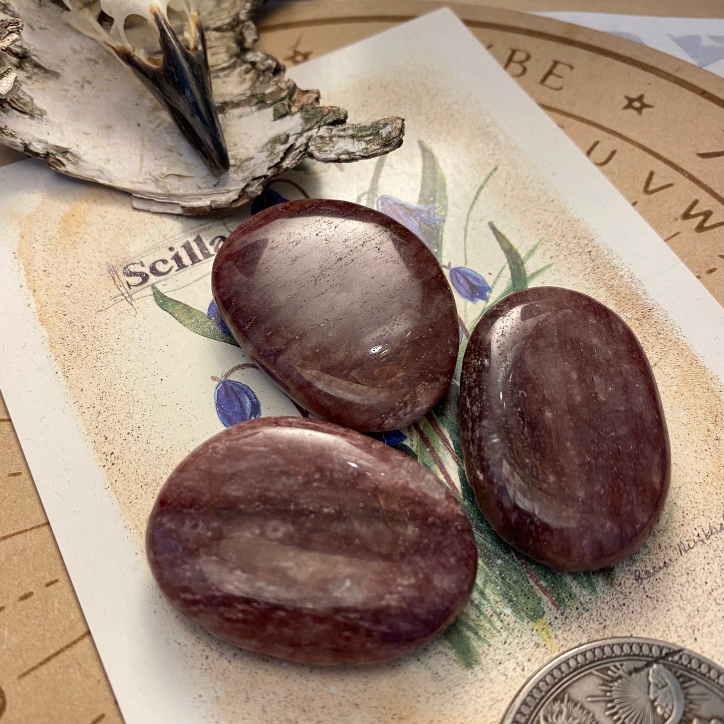 Lepidoliitti, litteä ~4cm