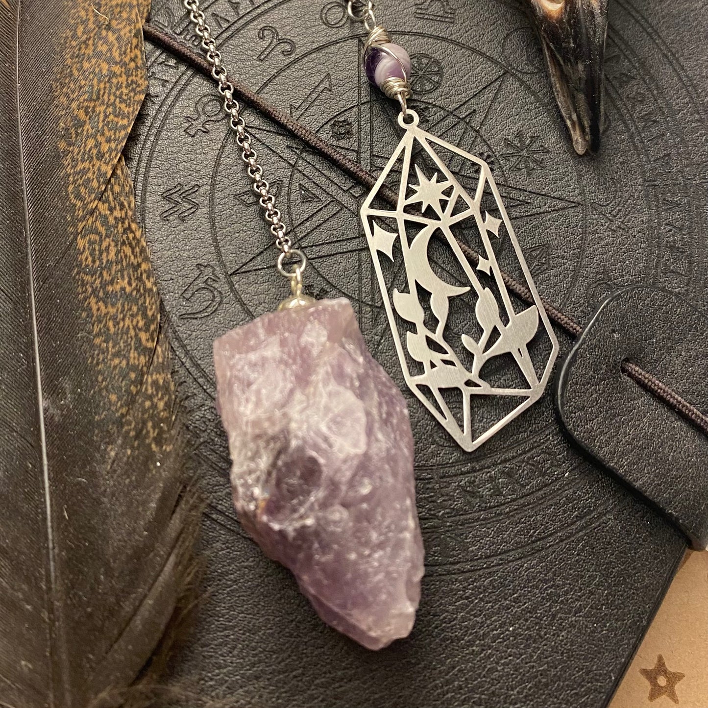 Ametisti heiluri & kristalli