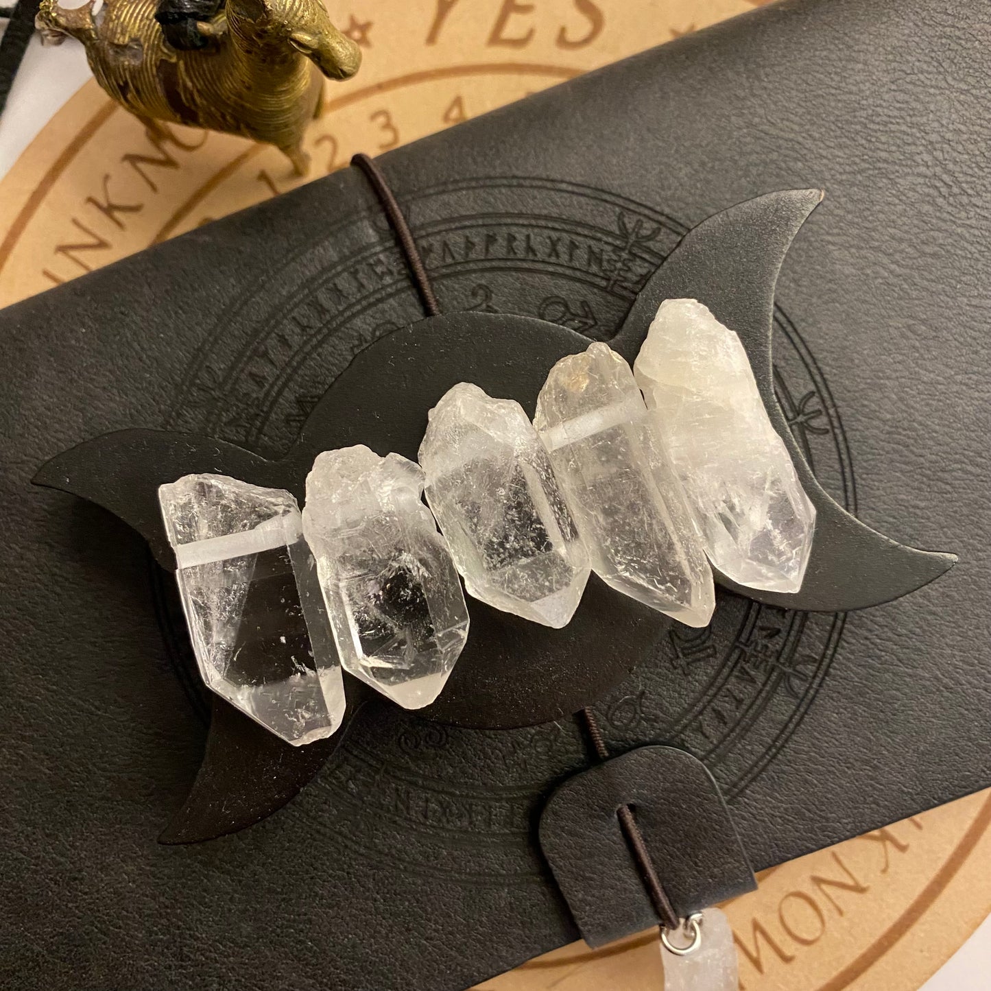 Vuorikristalli raakakivikärki, porattu ALE -40%